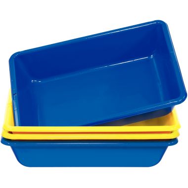 Bac à sable ou eau PVC 70x50x15cm bleu
