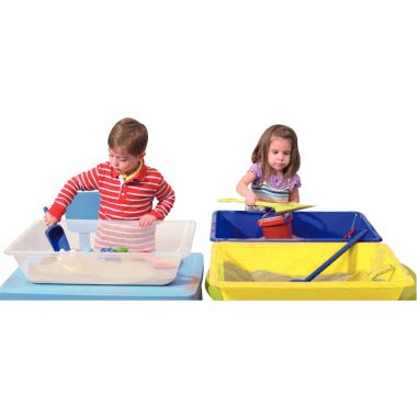 Bac à sable ou eau PVC 70x50x15cm tranparent