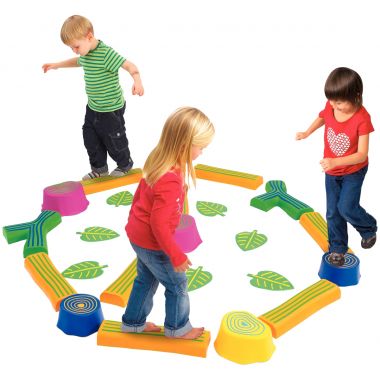 Set de 6 rochers avec 10 branches, 6 feuilles et 2 sacs de rangement