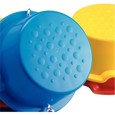 Set de 6 pierres diamètre 30cm hauteur 13cm avec fil