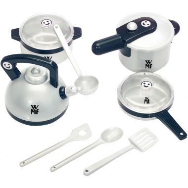 Batterie de cuisine en plastique, 8 pièces