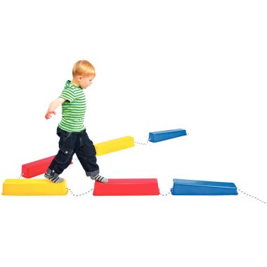 Set de 6 pavés 53,5x14cm avec fils couleurs assorties