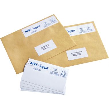 Boîte de 800 étiquettes multi-usages blanches 105x70mm