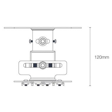 Support plafond court pour vidéoprojecteur