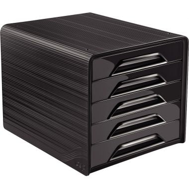 Module 5 tiroirs SMOOVE noir