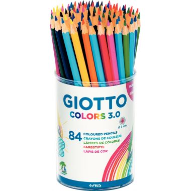 Pot de 84 crayons de couleur Colors 3.0