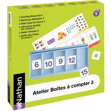 Atelier boîtes à compter niveau 3 pour 2 enfants