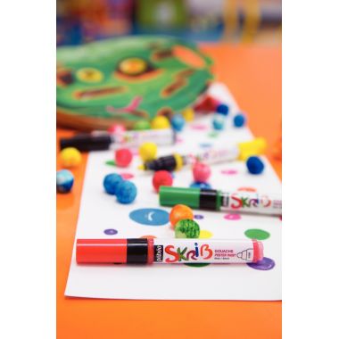 Set de 6 marqueurs gouache basique