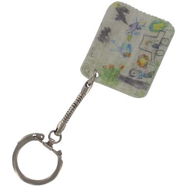 Pochette de 7 feuilles de plastique fou format 20 x 30 cm coloris blanc