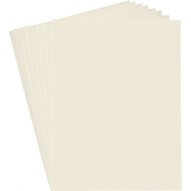 Pochette de 7 feuilles de plastique fou format 20 x 30 cm coloris blanc