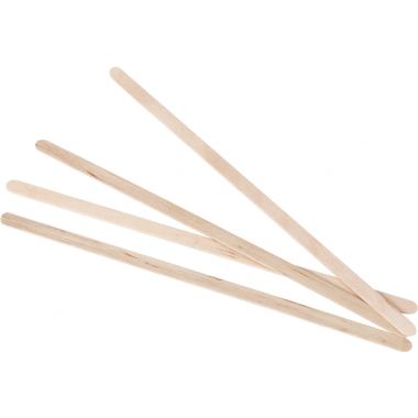 Boîte de 1000 agitateurs en bois jetable L.14cm