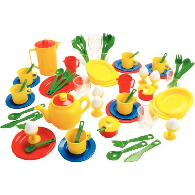 Maxi dînette 78 pièces, 6 couverts
