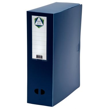 Boite de classement en polypropylène dos 10 cm, bleu